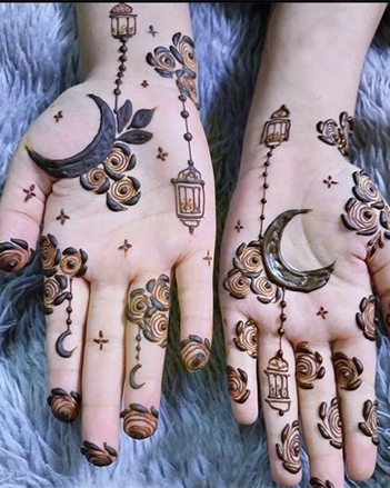 chand mehndi design