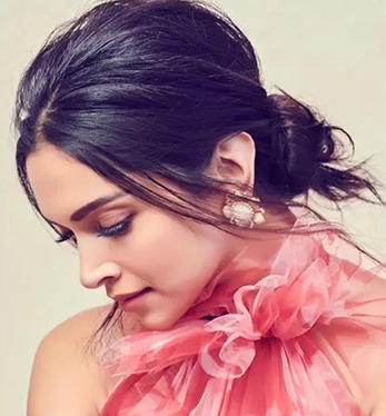 classic bun deepika padukone hairstyle