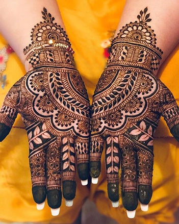 Classic Indian Eid Mehndi Design
