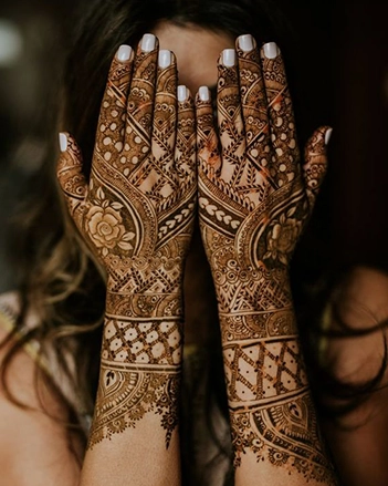 Classic Indian Eid Mehndi Design