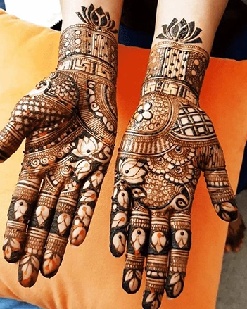 Classic Indian Eid Mehndi Design