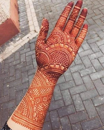 Classic Indian Eid Mehndi Design