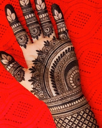 Classic Indian Eid Mehndi Design