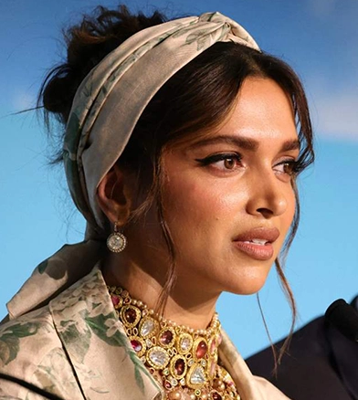 Deepika Cannes Hairstyle