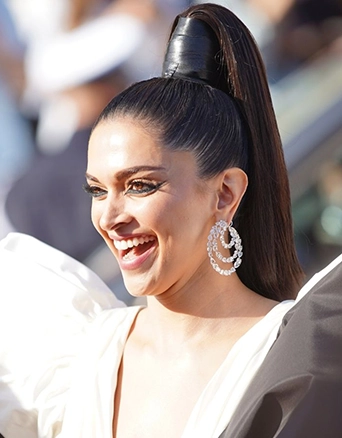 Deepika Padukone Cannes Hairstyle