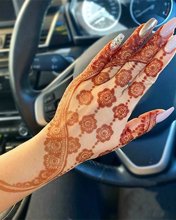 Eid Back Hand Mehndi Design