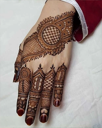 Eid Back Hand Mehndi Design