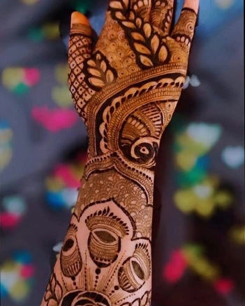 Eid Jhoomar Mehndi Design