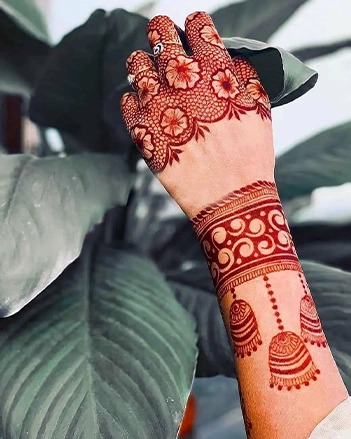 Eid Jhoomar Mehndi Design