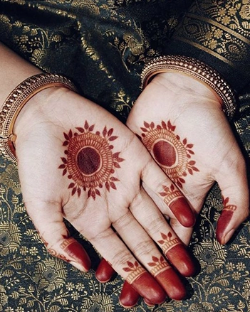 Eid Minimalistic Mehndi Design