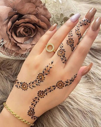 Eid Minimalistic Mehndi Design