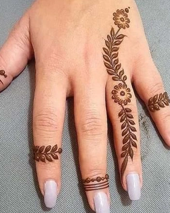 Eid Minimalistic Mehndi Design