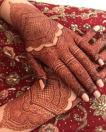 Glove Hand Eid Mehndi Design