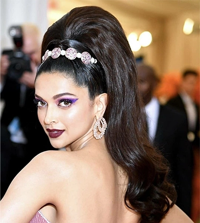 the met gala series deepika padukone hairstyles