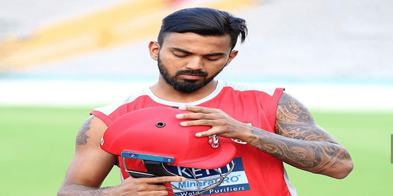 Up Combed Hair of KL Rahul