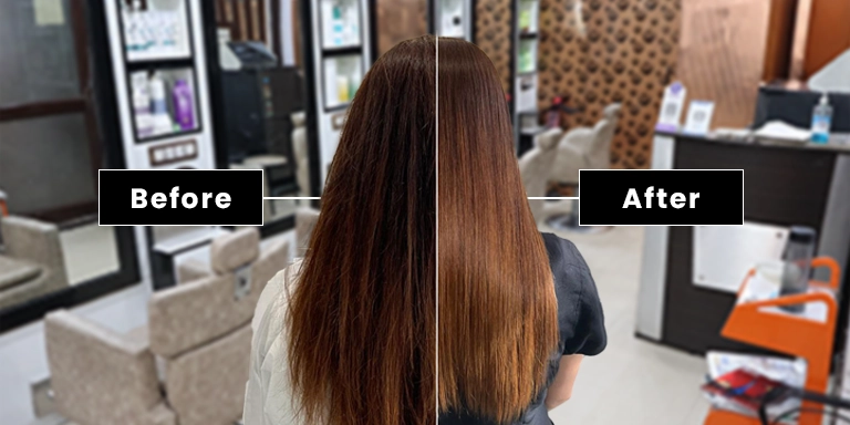 Hair Botox Before and After