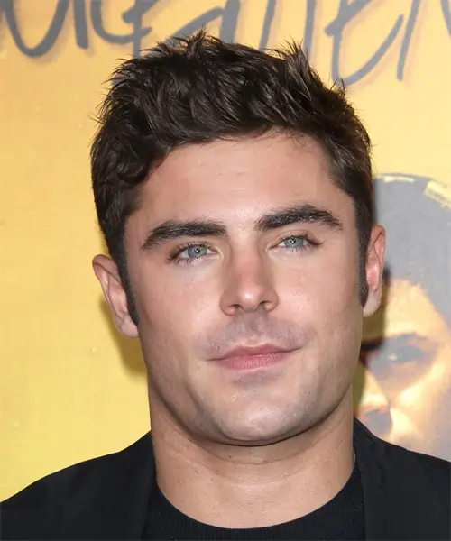 Short Quiff Hairstyle Zac Efron