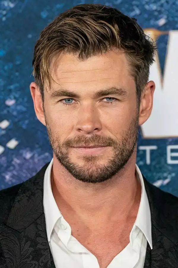 Tousled Quiff Hairstyle Chris Hemsworth