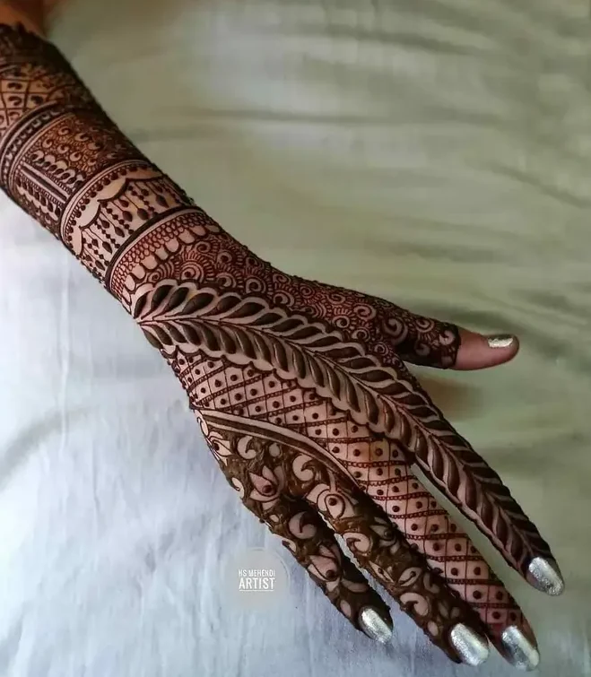Pattern Mehndi Design Back Hand