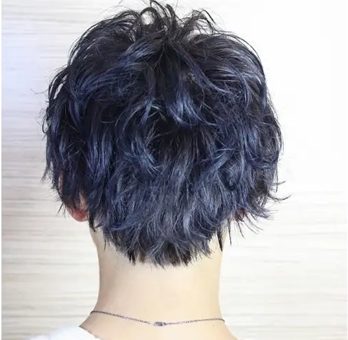 Ash black hair color for men
