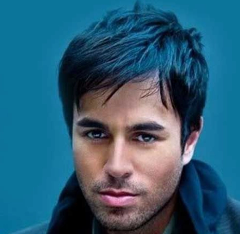 Blue black hair color for men