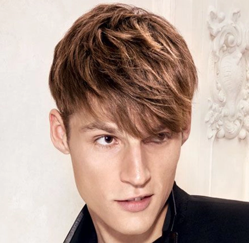 Golden brown hair color for men