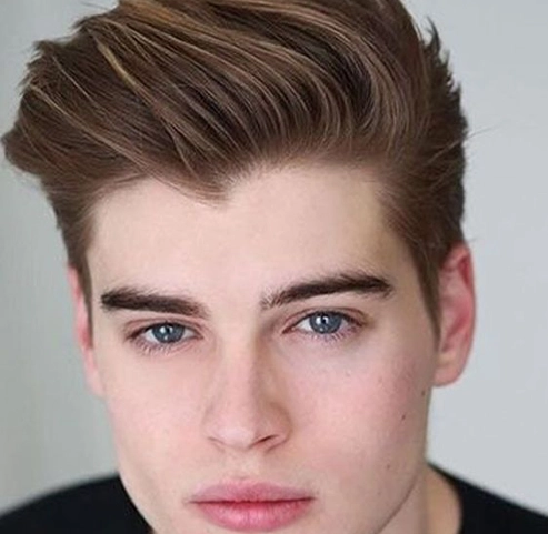 Golden brown hair color for men