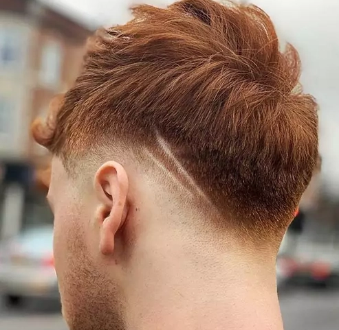 Natural redhead hair color for men