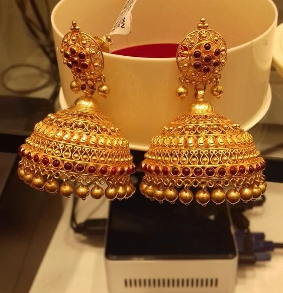 Bridal Gold Jhumka