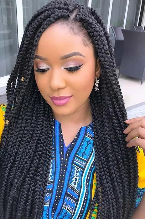 Crochet Braids hairstyles for black girls