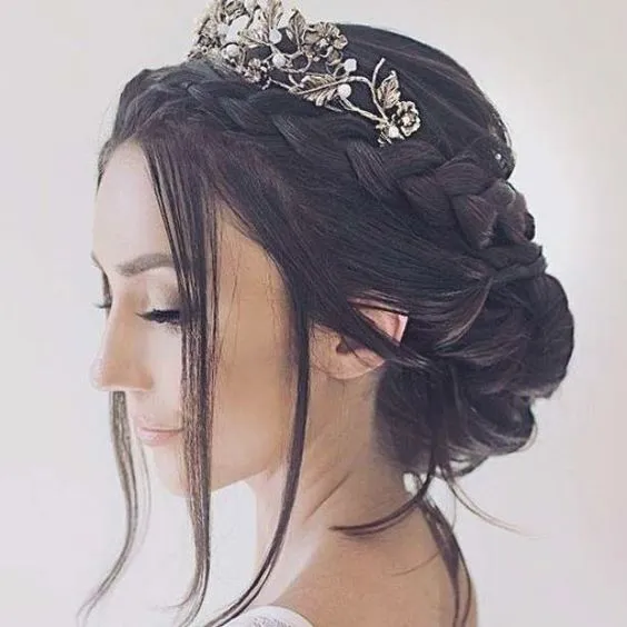 Elegant Braided Updo hairstyles 