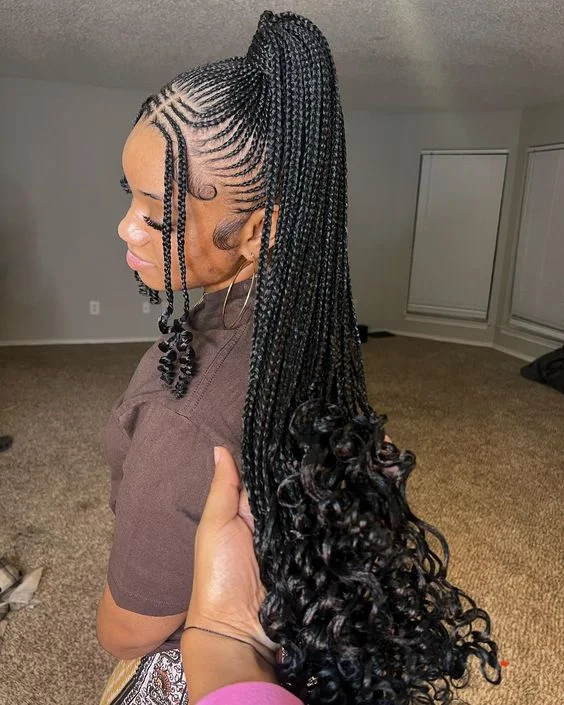 Fulani Braids hairstyles for black girls