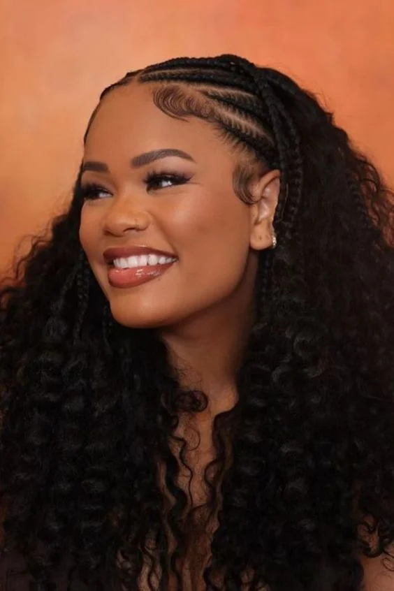 Half-Up Half-Down Braids 2