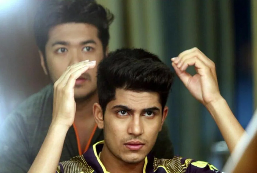 Long hair shubman gill