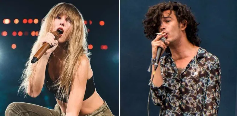 Matty Healy and Taylor Swift