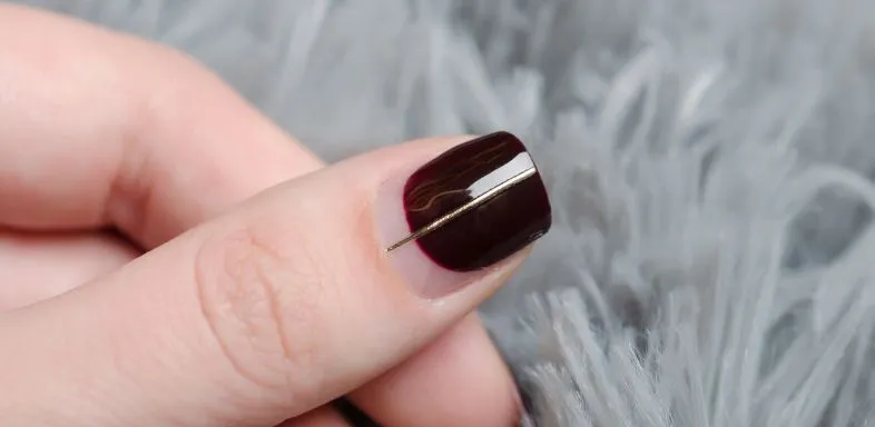 Minimalist Negative Space Nail Art Design