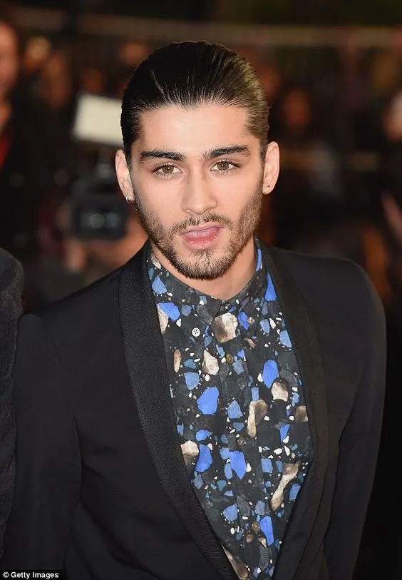 Slicked-Back Hair