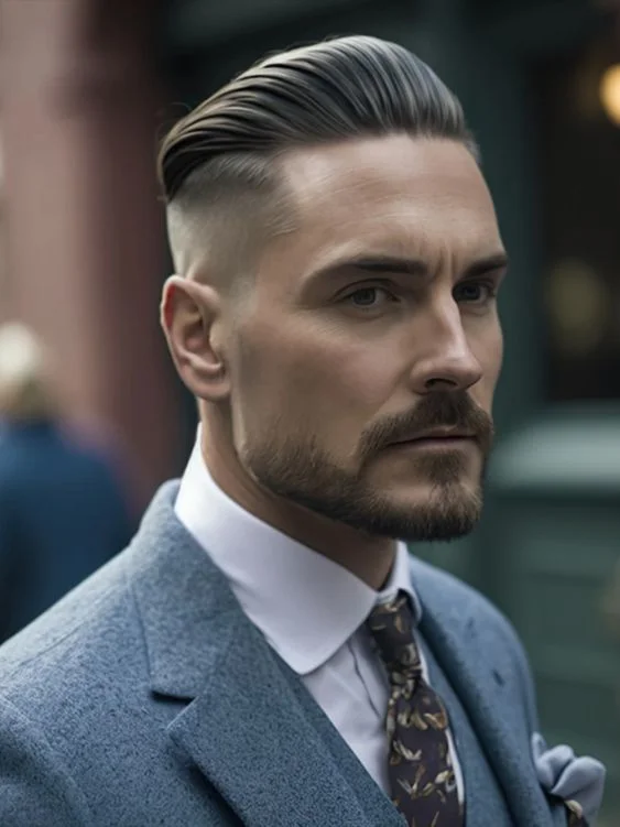 Slicked-Back Undercut 