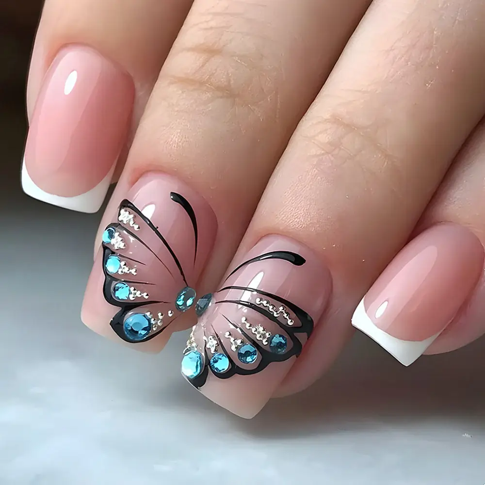 Fairytale Fantasy short coffin nails