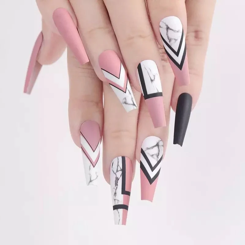 Geometric Glam soft pink