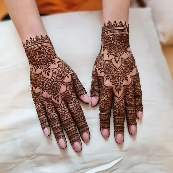 Glove Hand Eid Mehndi Design