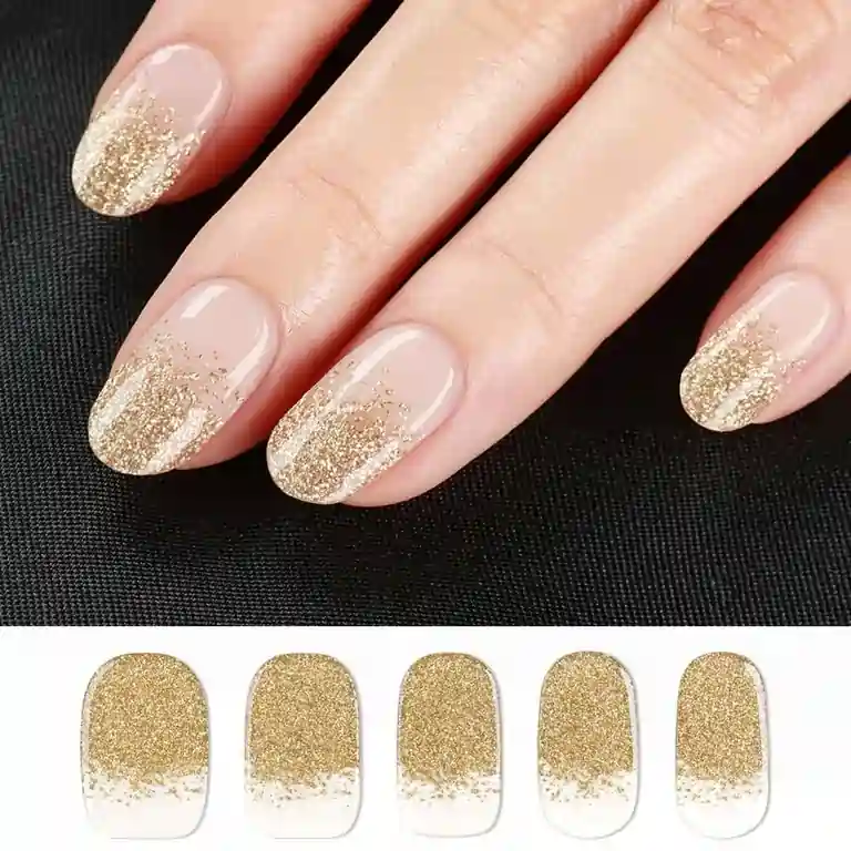 Gold Glitter Ombré