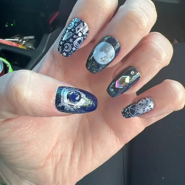 Mystical Marvels Short Coffina nails