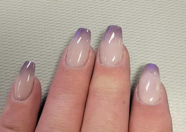 Ombre Short Coffin Nail Zoylee