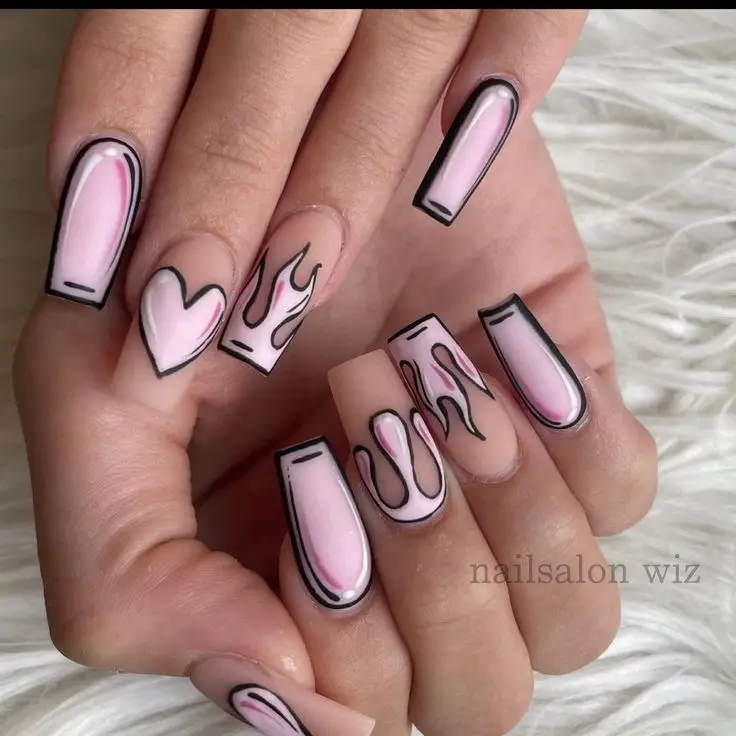 Pop Art Popularity short coffin