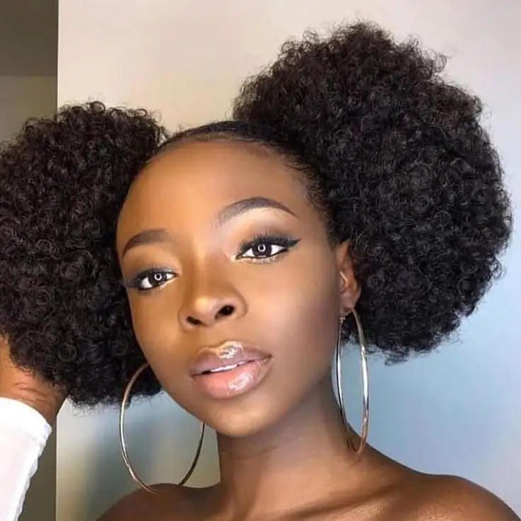 Afro Puffs For Black Girl