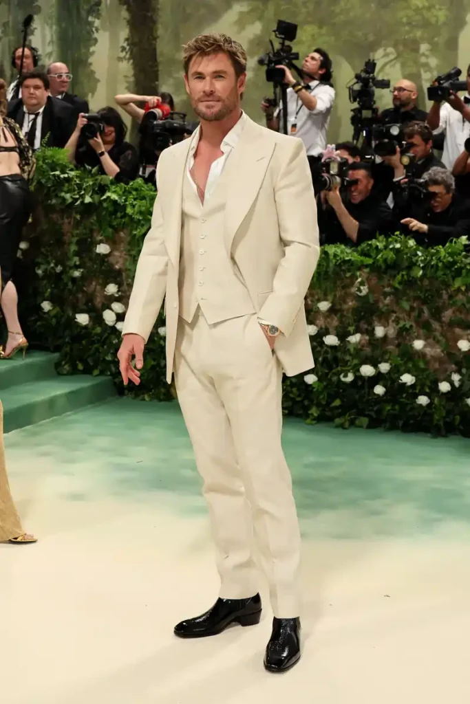 Chris Hemsworth in Tom Ford Met Gala