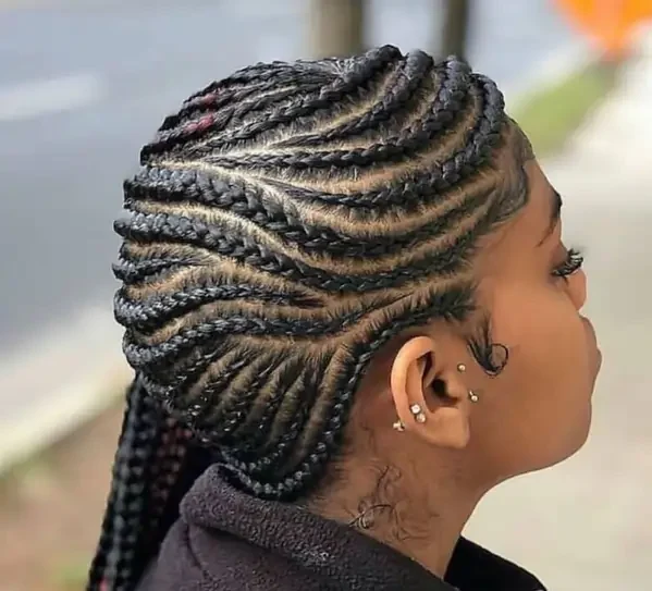 Lemonade Braids Hairstyles for Black Girl