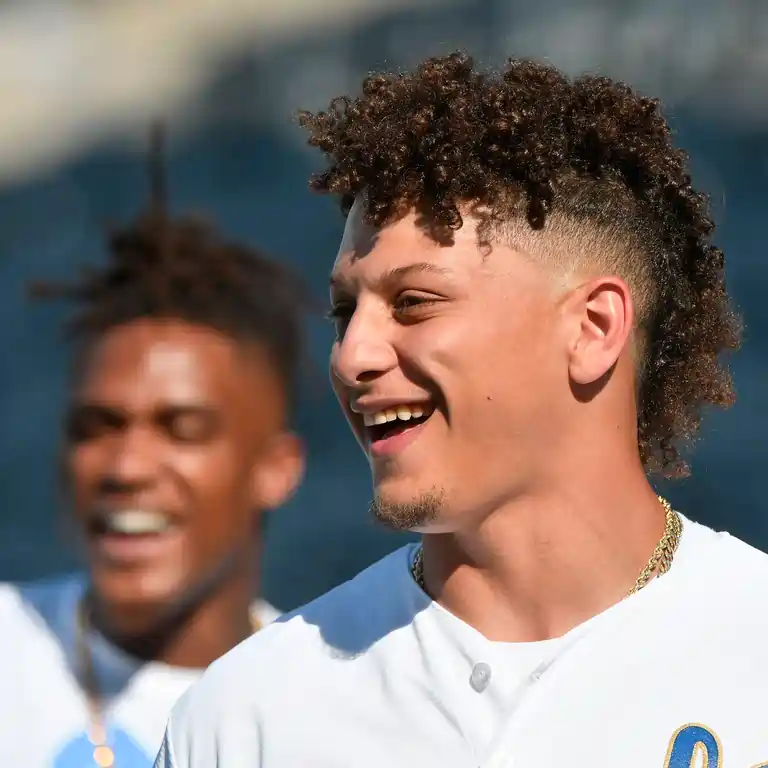 Patrick Mahomes Defined Fade haircut