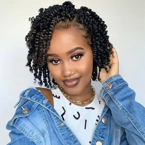 Twisted Bob Hairstyle For Black Girls